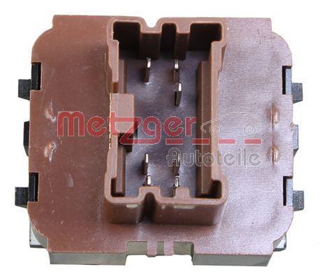 Interrupteur, lève-vitre (Bouton de lève-vitre) METZGER 0916583